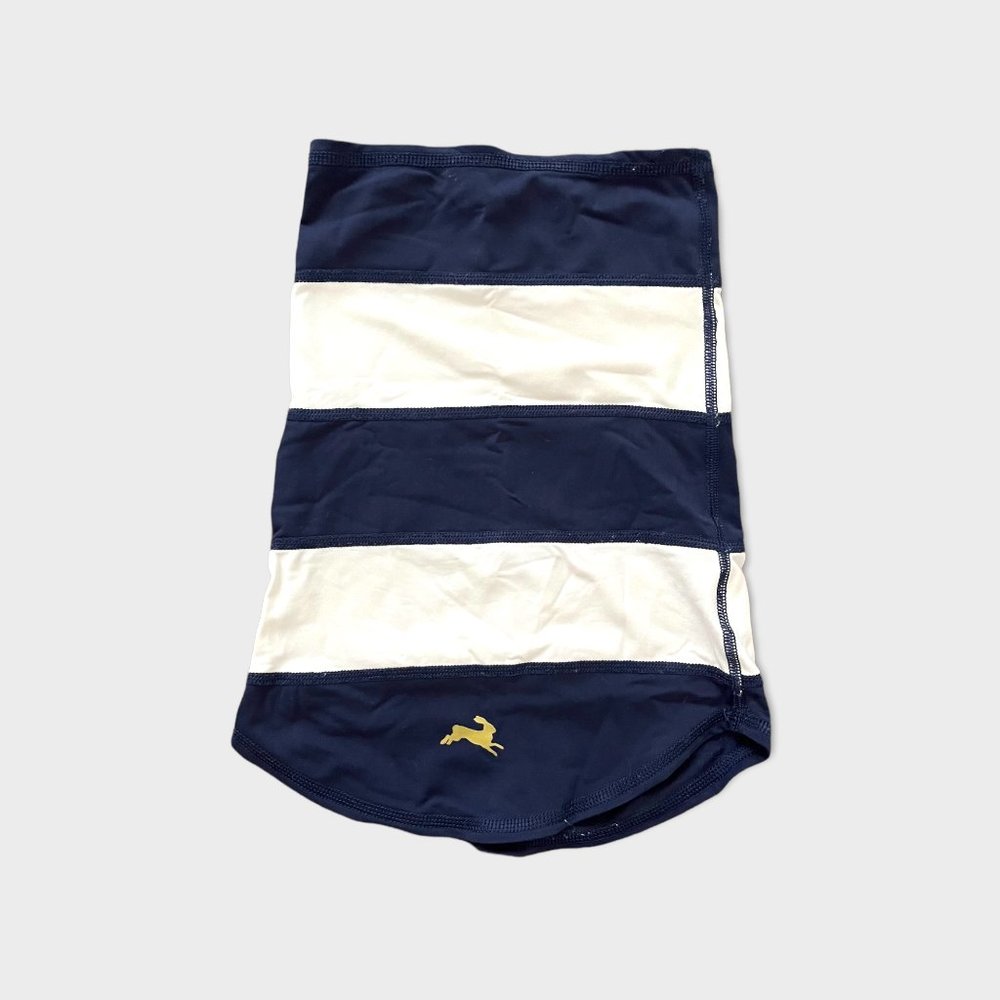 Tracksmith Inverno Neck Warmer - Navy/Ivory